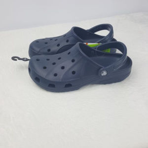 Crocs Ralen Unisex Navy Clogs NWT
